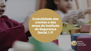 Gratuitidade das creches e das amas do Instituto da Segurança Social, I. P.