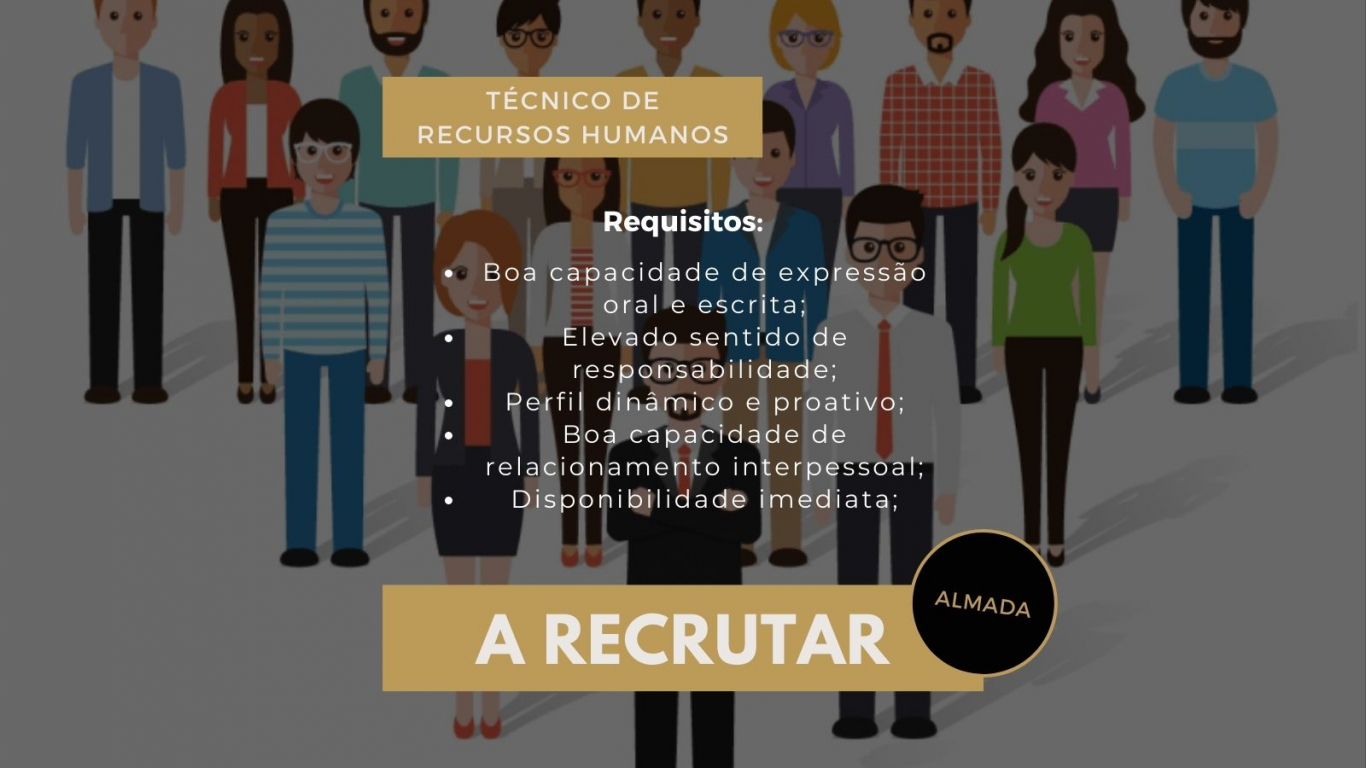 Recrutamento de Técnico de Recursos Humanos