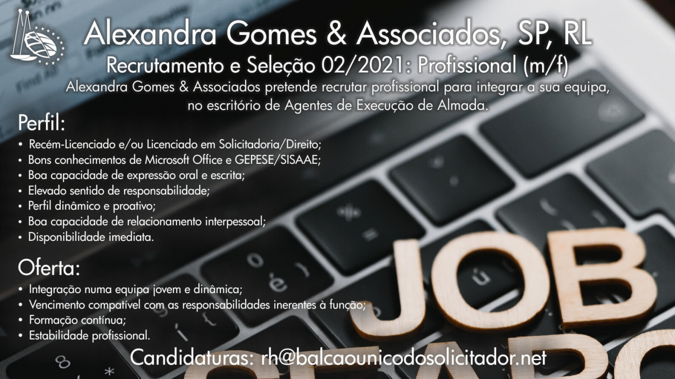 Recrutamento e Seleção de Profissional (02/2021)